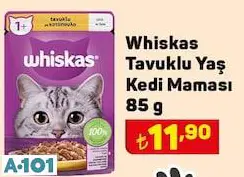 WHİSKAS TAVUKLU YAŞ KEDİ MAMASI WHİSKAS TAVUKLU YAŞ KEDİ MAMASI